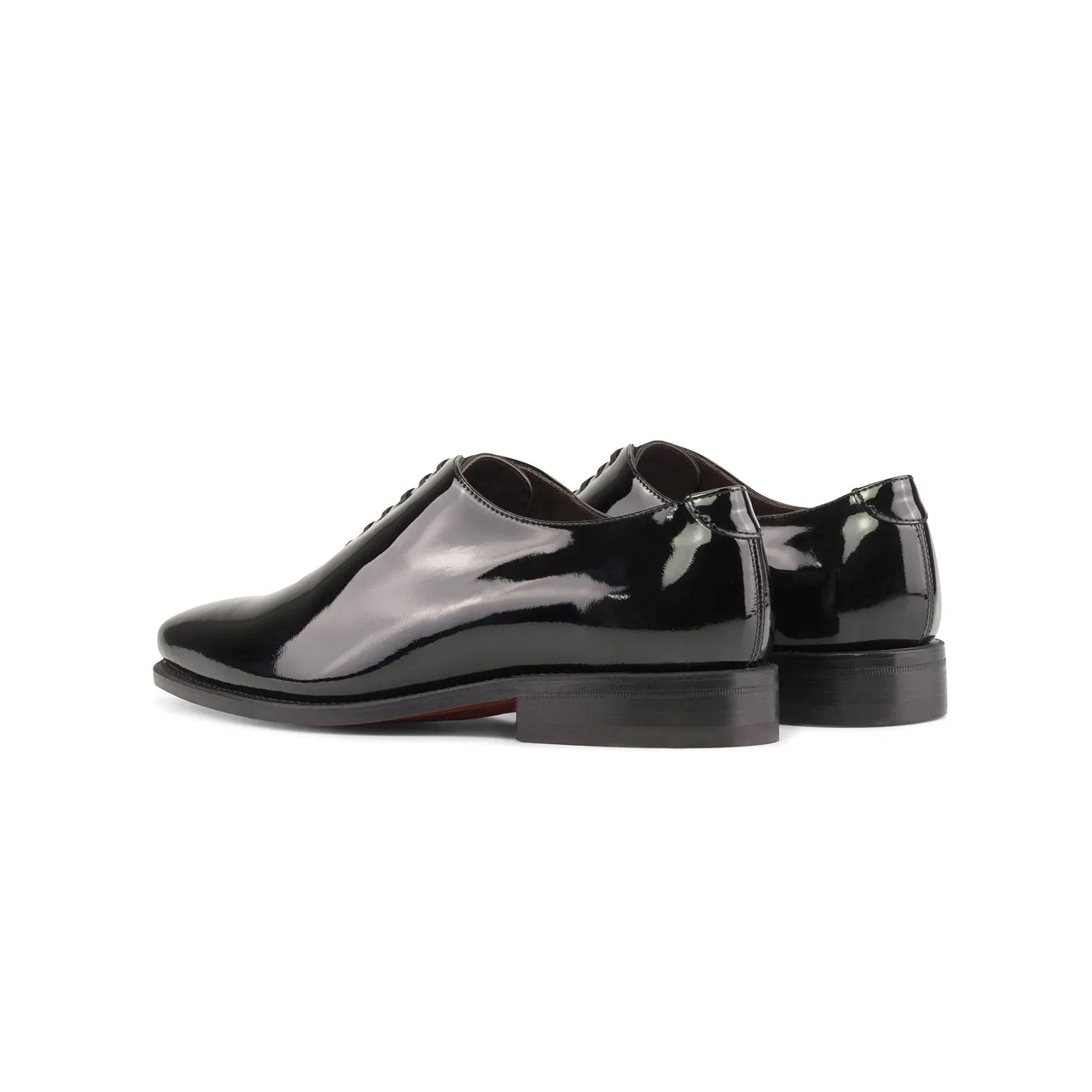 Black Goodyear Welted Wholecut Oxford