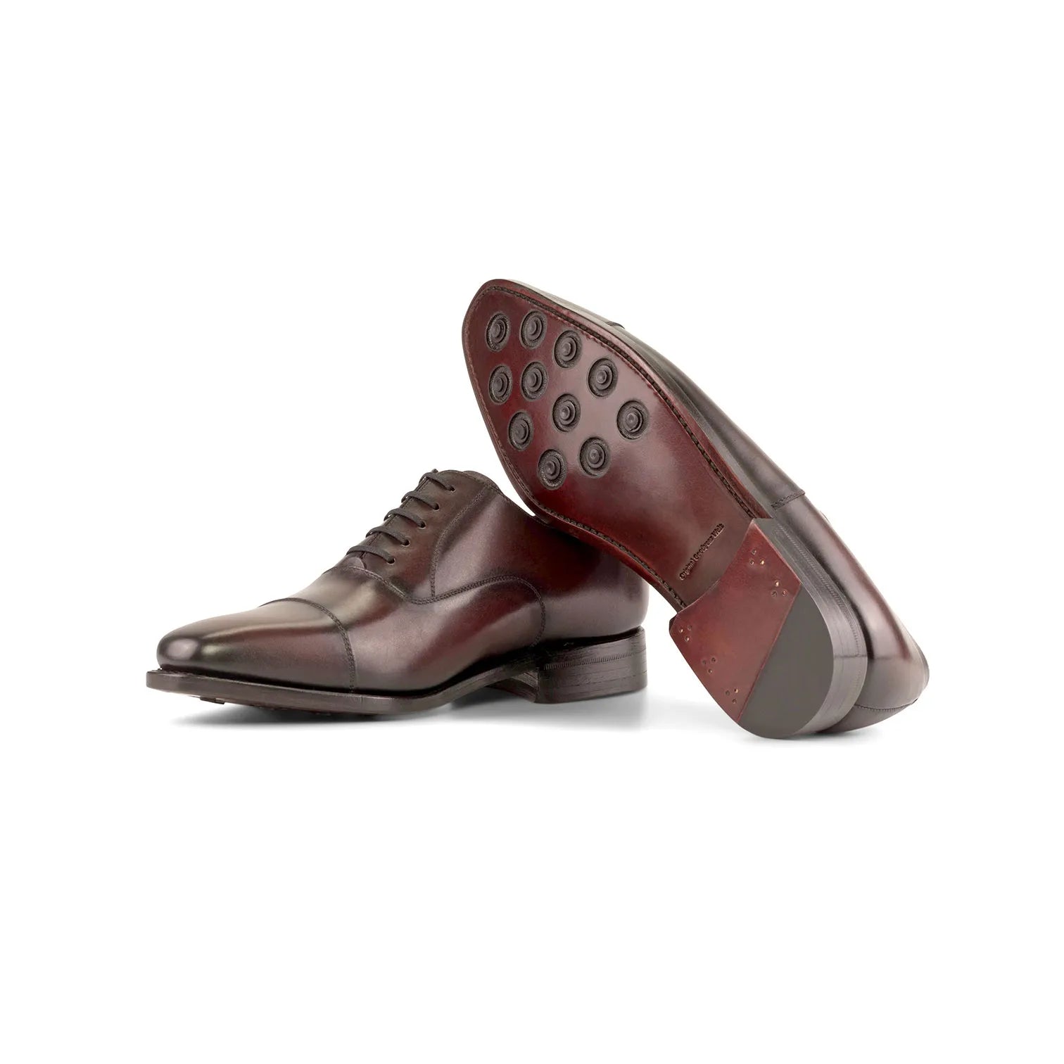 Burgundy Goodyear Welted Oxford Cap Toe