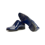 Cobalt Blue Goodyear Welted Medallion Oxford