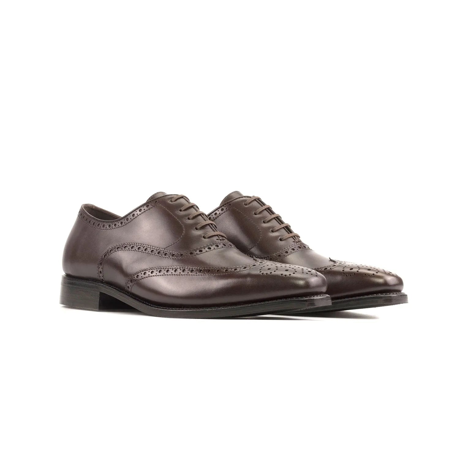 Dark Brown Goodyear Welted Oxford Brogue