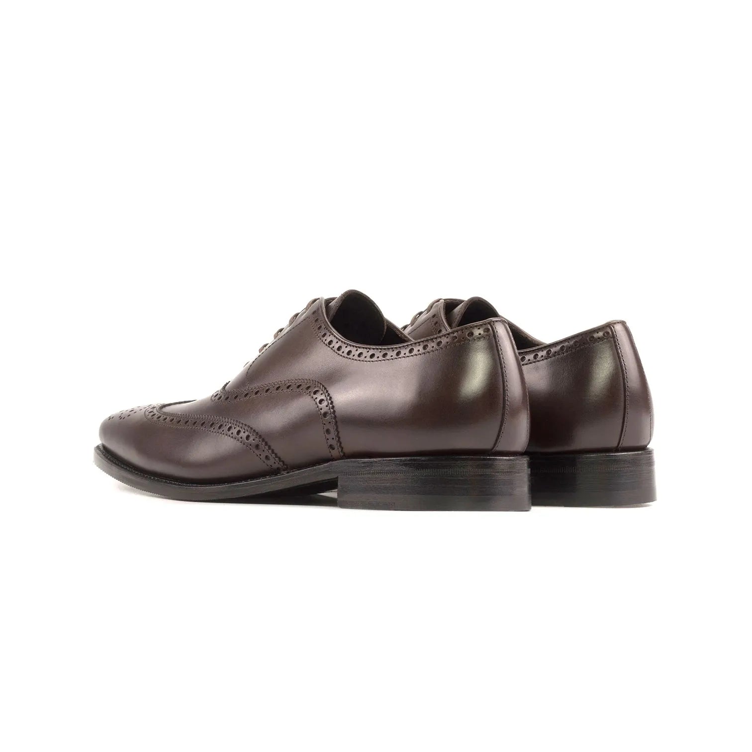 Dark Brown Goodyear Welted Oxford Brogue